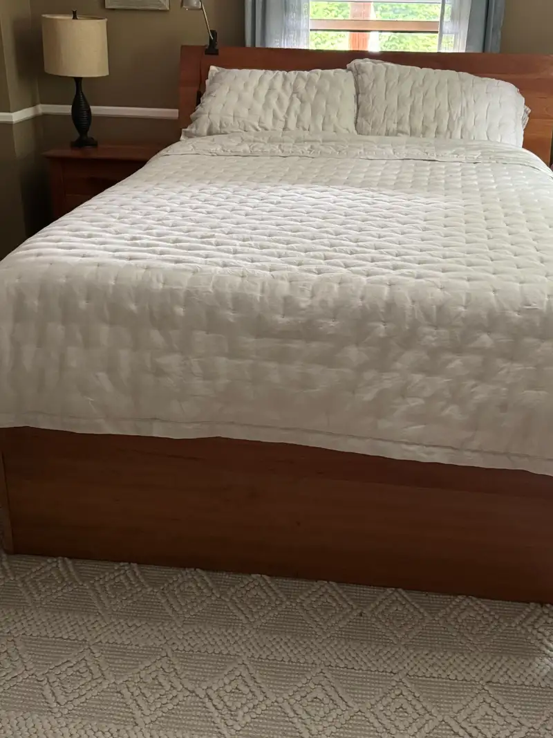 Organic Cotton Basketweave Quilt Set