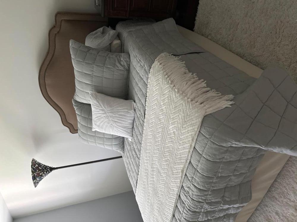 Customer image of European Linen Stripe Sheet Set