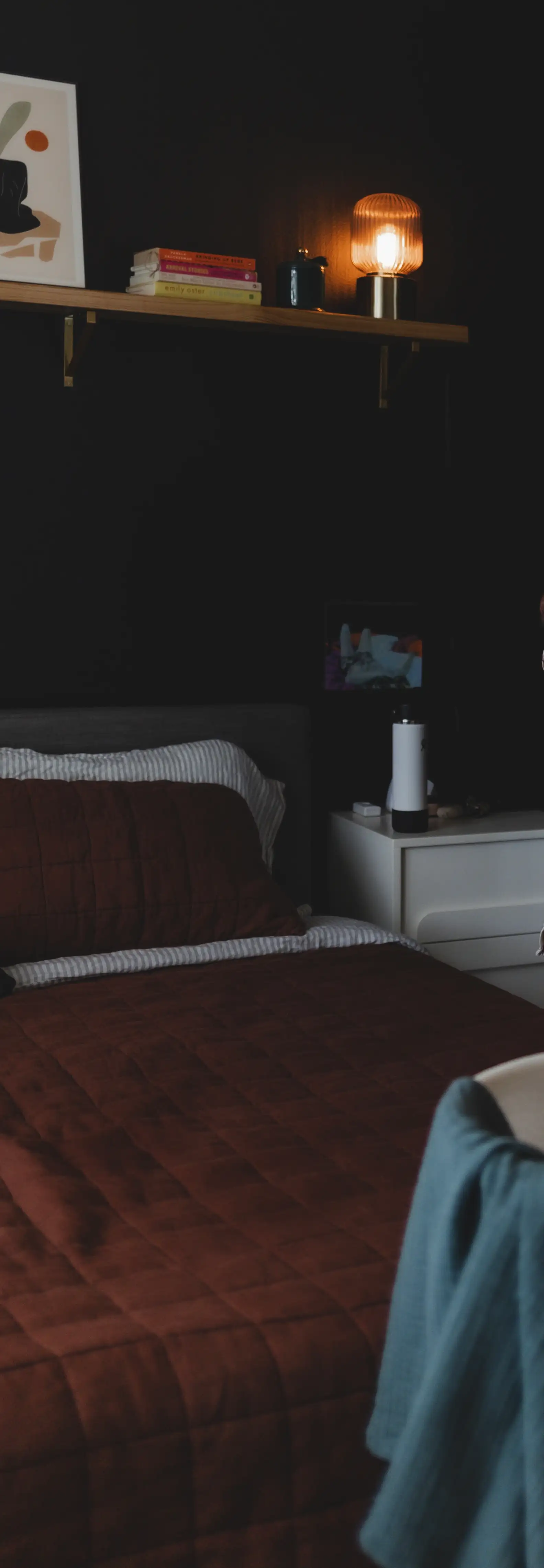 Customer image of European Linen Stripe Sheet Set