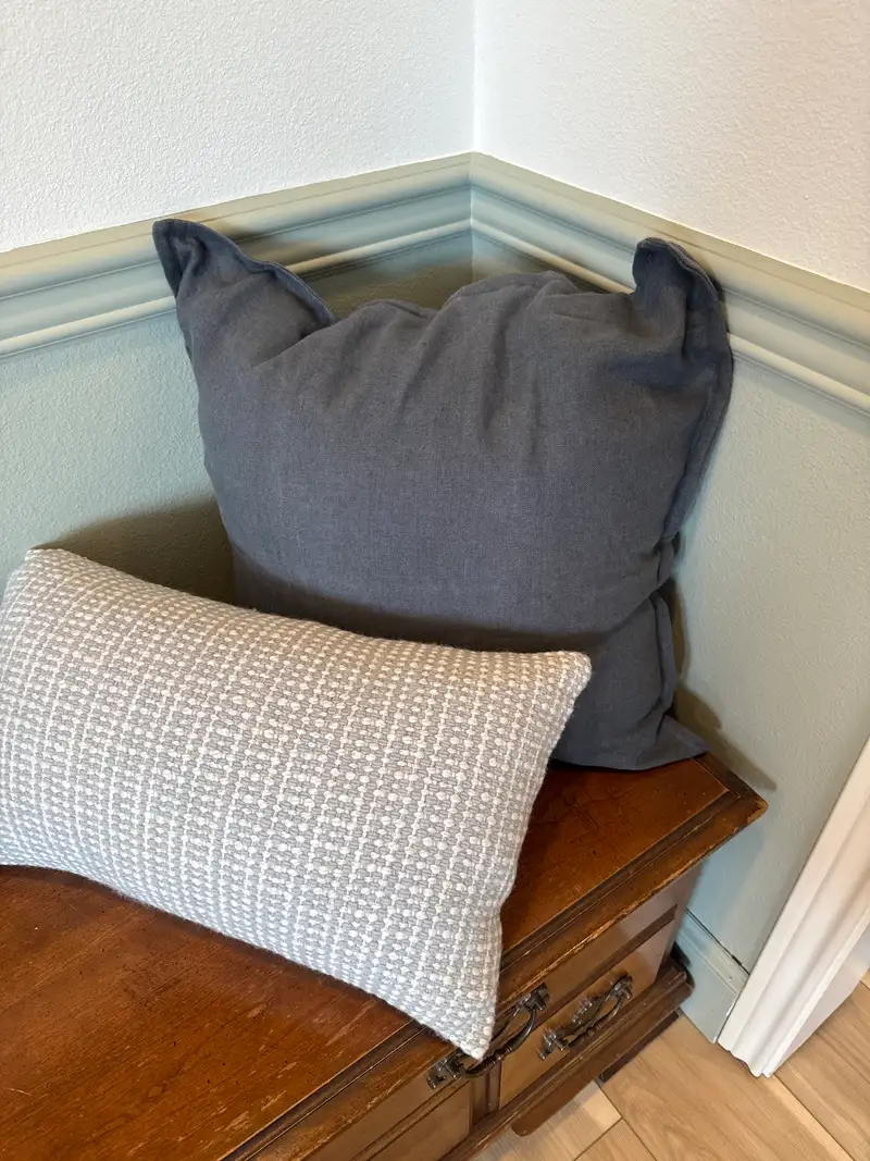 European Linen Flange Edge Pillow Cover