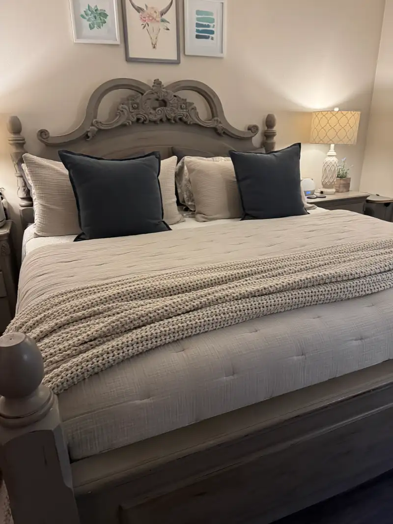 European Linen Flange Edge Pillow Cover