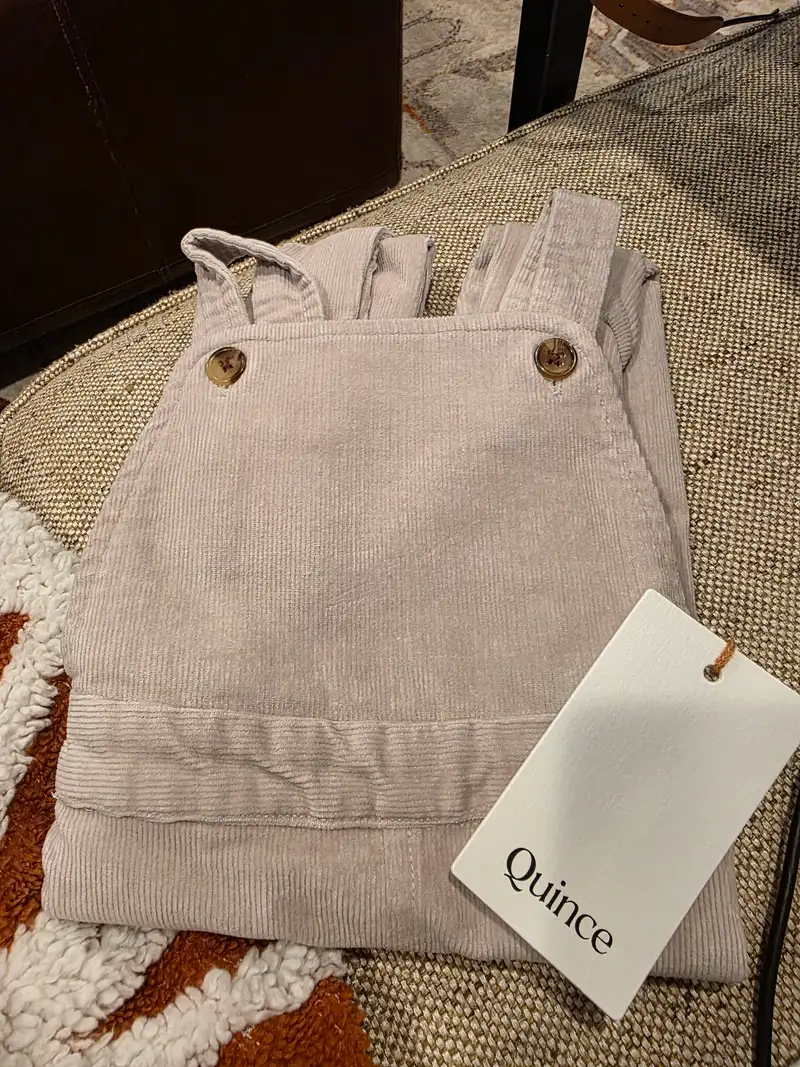 Organic Cotton Stretch Corduroy Overall - Toddler