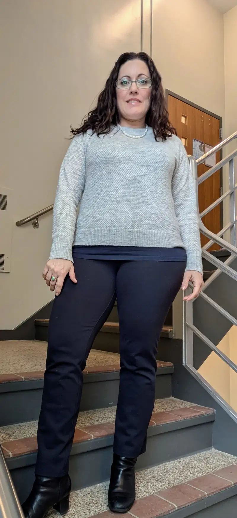 Customer image of Ultra-Stretch Ponte Straight Leg Pants