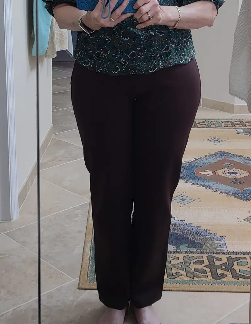 Customer image of Ultra-Stretch Ponte Straight Leg Pants
