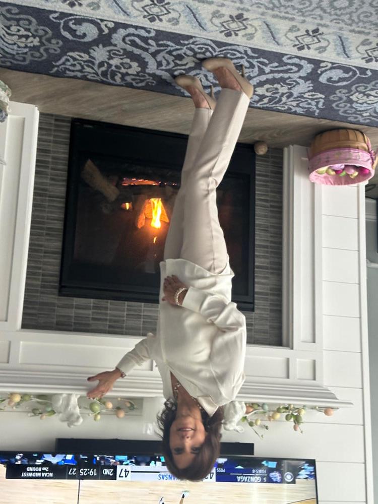 Customer image of Ultra-Stretch Ponte Straight Leg Pants