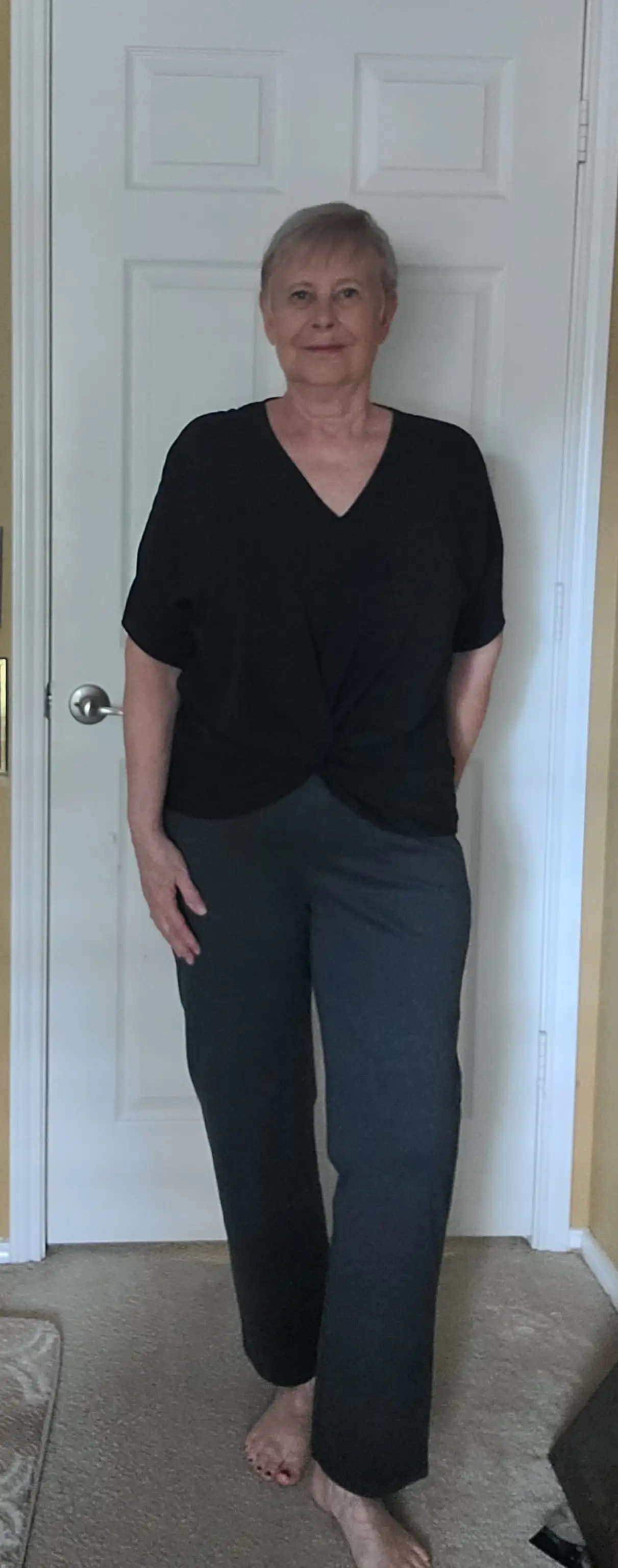 Customer image of Ultra-Stretch Ponte Straight Leg Pants
