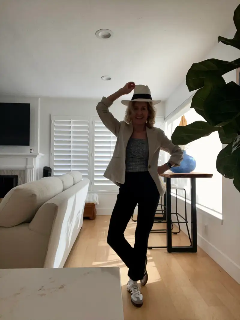 Customer image of Ultra-Stretch Ponte Straight Leg Pants