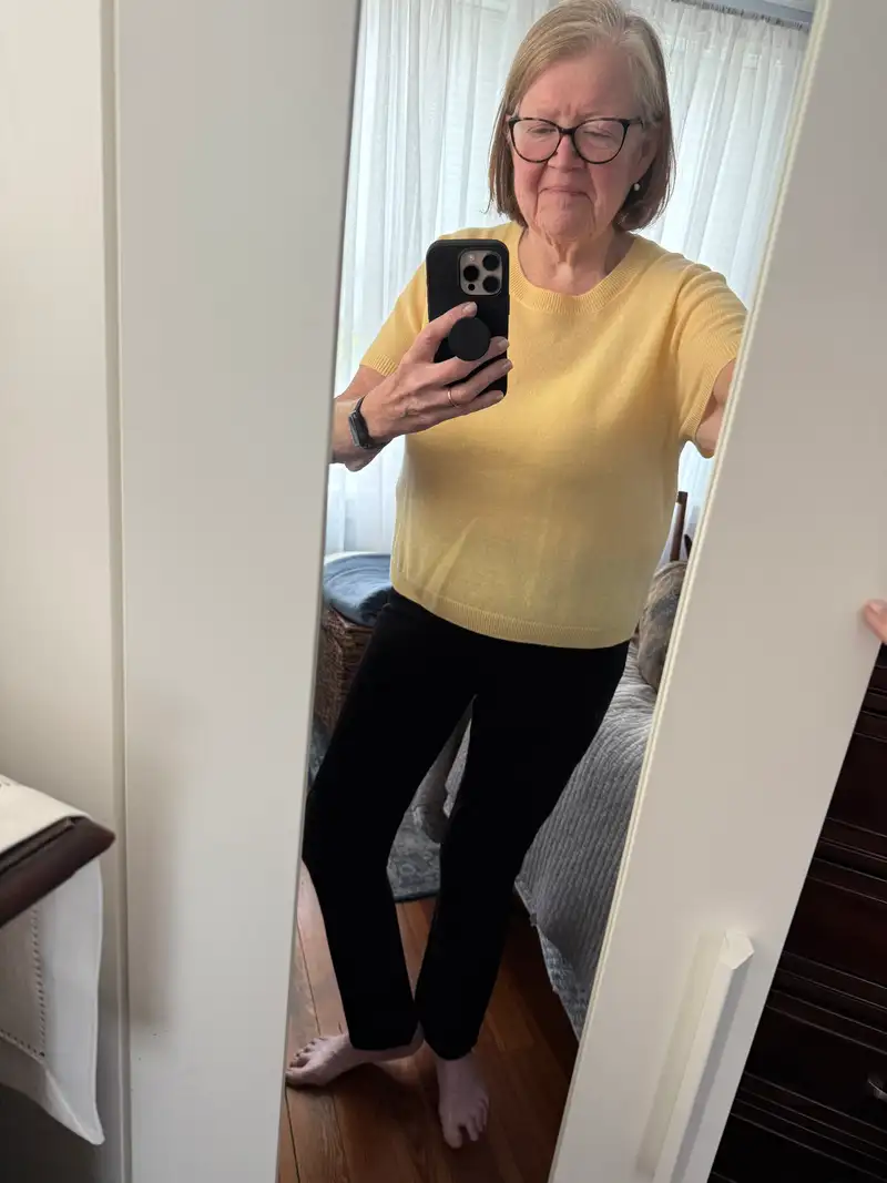 Customer image of Ultra-Stretch Ponte Straight Leg Pants