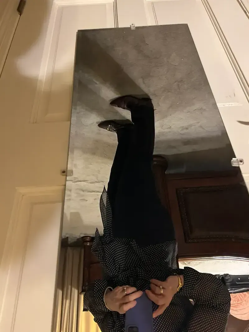Customer image of Ultra-Stretch Ponte Straight Leg Pants