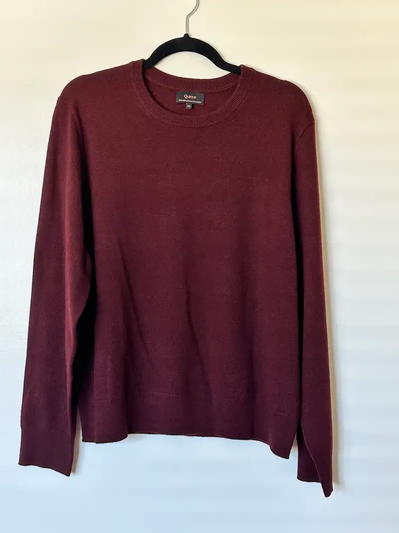 Customer image of Mongolian Cashmere Crewneck Sweater