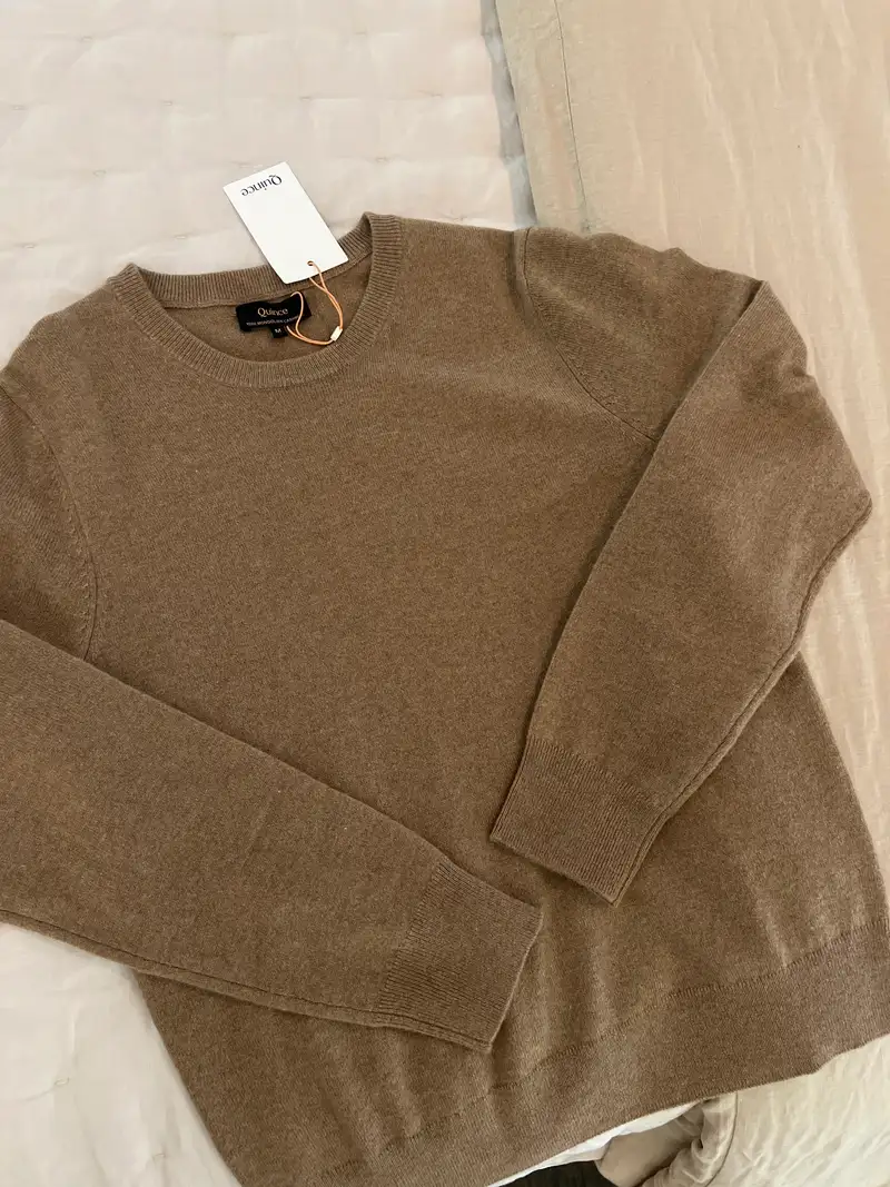 Customer image of Mongolian Cashmere Crewneck Sweater