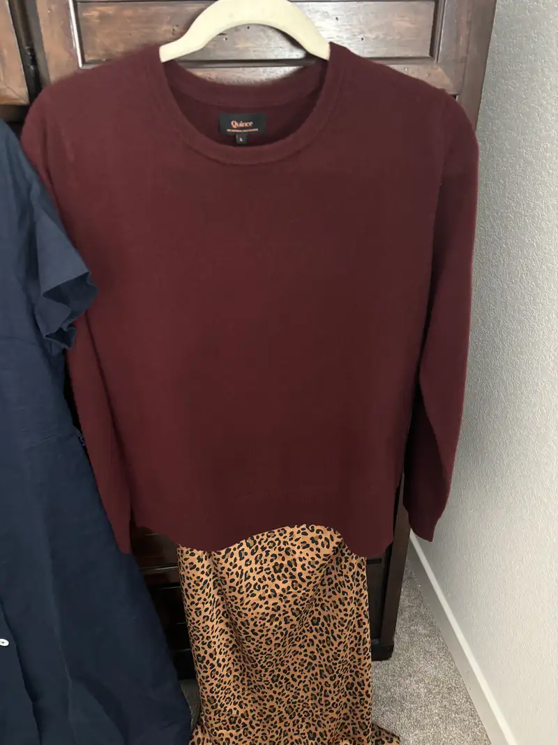 Customer image of Mongolian Cashmere Crewneck Sweater