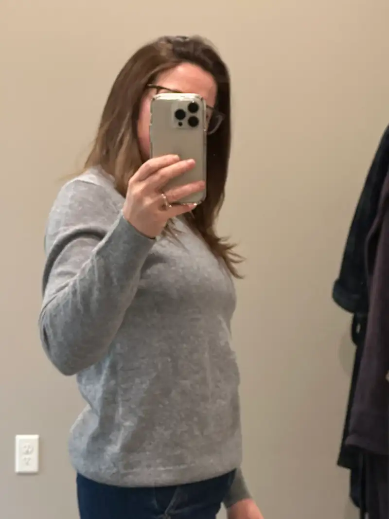 Customer image of Mongolian Cashmere Crewneck Sweater