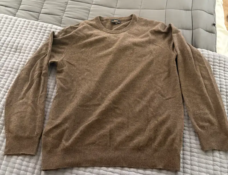 Customer image of Mongolian Cashmere Crewneck Sweater