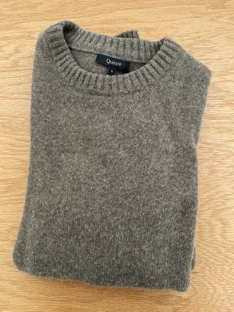 Customer image of Mongolian Cashmere Crewneck Sweater