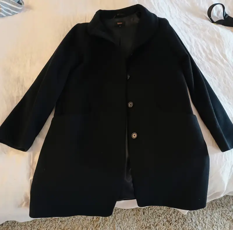 Sans limite　C/N WEATHER COCOON COAT Italian Wool Cocoon Coat