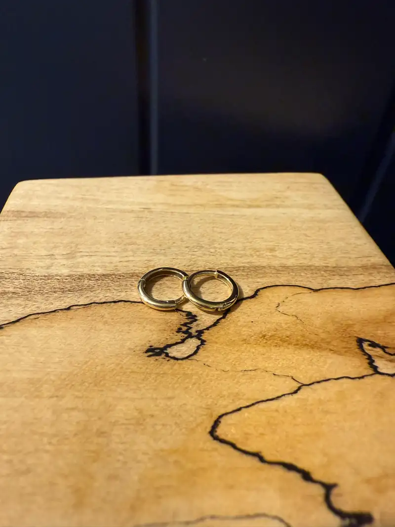 14k Gold Solo Mini Hoop | Quince